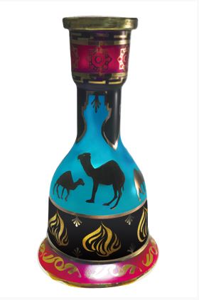 Egyptian Style Hookah Vase